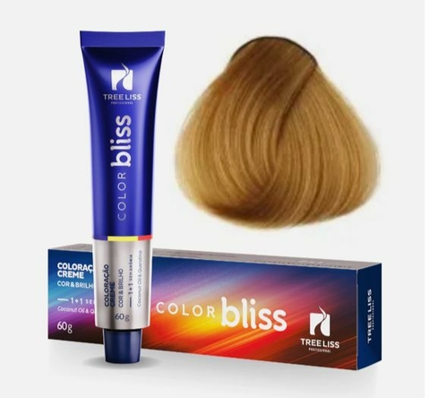 Coloração Sem Amônia Color Bliss 9.34 Louro Ultraclaro Dourado Cobre 60g - Tree Liss