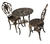 Conjunto de Mesa com 2 Cadeiras - Ouro Velho - 2492