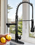 Griferia Cocina Gourmet Canilla Extensible Negra Doble Salida Flexible - comprar online