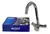 Griferia Cocina Pared Monocomando Cromo Cuello Giratorio Acabado Cromado Color Plateado - comprar online