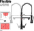 Griferia Cocina Gourmet Canilla Extensible Negra Doble Salida Flexible - tienda online
