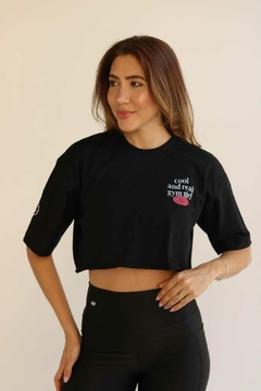 CROPPED JOE REAL GYM PRETO - comprar online