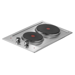 PARRILLA ELÉCTRICA DE 2 ZONAS DE COCCIÓN CON PERILLAS ERGONÓMICAS FRONTALES 127V EFX 30.1 2G - comprar en línea