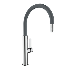 GRIFO DE COCINA MONOMANDO CON CAÑO GIRATORIO FOT 995 STONEGRAY - comprar en línea