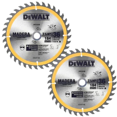 KIT SIERRA CIRCULAR 7-1/4 1500W DWE5615 + 2 DISCOS DWA03090 DEWALT en internet
