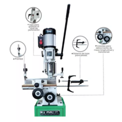 ESCOPLO VERTICAL LOBUS 1HP 110V/220V LB-EV1 -  MADERCENTER
