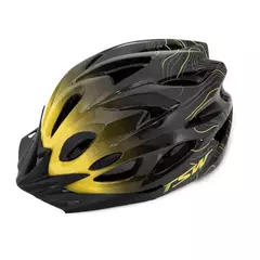 CAPACETE MTB RAPTOR III LED PT/AM C/VIS. TSW - comprar online