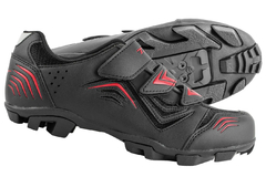 SAPATILHA MTB NEW FIT PRETA/VERMELHA