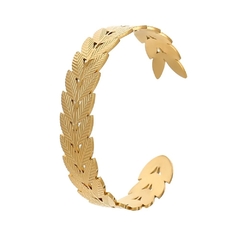Brazalete hoja geométrica