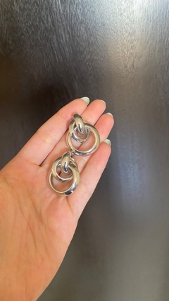 Pendientes laminados retro ORO