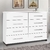 Comoda 8 Gavetas Jade Amendoa Wood - Moveis Angular