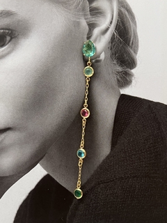 Brinco assimétrico Veranno - Petit Palais Jewelry