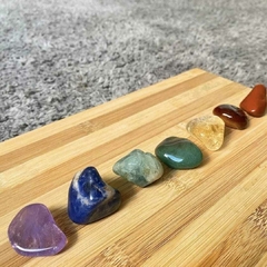 Kit 7 Pedras roladas chakras - 3-4cm