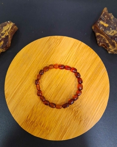 Pulseira de Âmbar Báltico 14cm c/certificação
