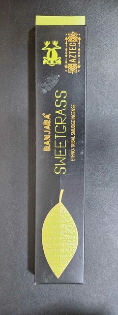 Incenso Capim limão (sweetgrass) 15g Banjara - comprar online