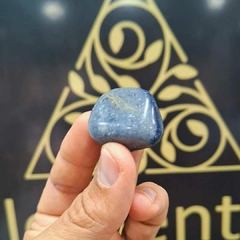 Quartzo azul rolado