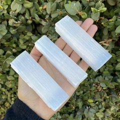 Selenita branca bastão 30cm - comprar online