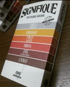 Incenso SIGNIFIQUE Ed. ESPECIAL 6 aromas 9 varetas