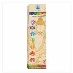 Incenso 7 chakras 10 varetas Vila Zen - comprar online