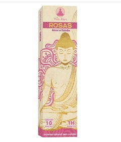 Incenso Rosas 10 varetas Vila Zen - comprar online