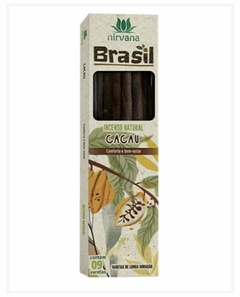 Incenso Cacau Brasil 9 varetas 1 hora queima Nirvana - comprar online