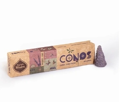 Incenso Conos Lavanda & flores violetas 8 cones Sagrada madre