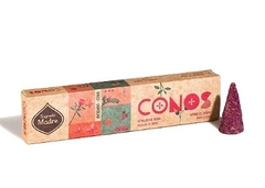 Incenso Conos Pétalas de rosas 8 cones Sagrada madre