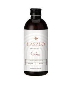 Óleo de Linhaça dourada 500ml prensado a frio Laszlo