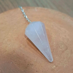 Pêndulo cristal Quartzo rosa - comprar online