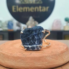 Bracelete Sodalita premium acabamento Prateado - comprar online