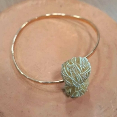 Bracelete Rosa do deserto (Selenita D'areia) dupla - comprar online
