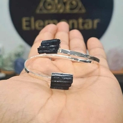 Bracelete Turmalina negra dupla na internet
