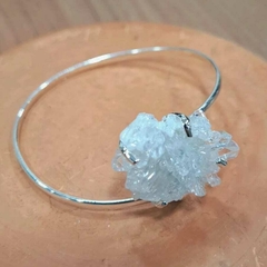 Bracelete curvilíneo Cristal Drusa - comprar online