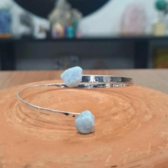 Bracelete Água marinha dupla