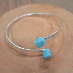 Bracelete Água marinha dupla - comprar online