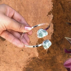 Bracelete Quartzo verde duplo Ajustável - loja online