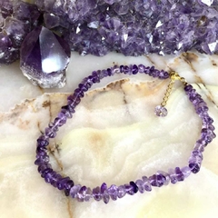 Choker Ametista premium