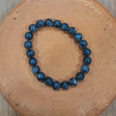 Pulseira Labradorita esferas 8mm