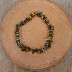Pulseira Olho de tigre cascalho