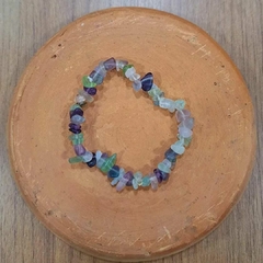 Pulseira Fluorita cascalho