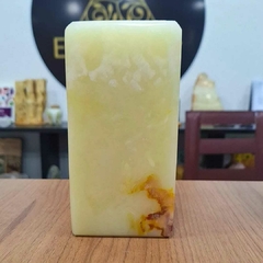 Monolito ônix amarelo 2800g 20cm altura na internet