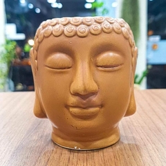 Buda cabeça em cerâmica vaso 10cm - comprar online