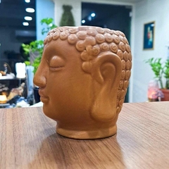 Buda cabeça em cerâmica vaso 10cm na internet