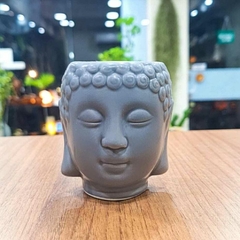 Buda cabeça em cerâmica vaso 8cm