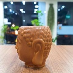 Buda cabeça em cerâmica vaso 8cm - comprar online