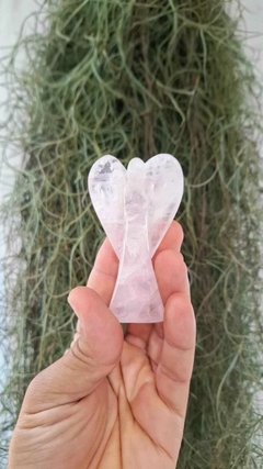 Anjo de cristal de quartzo 7cm - comprar online