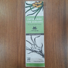 Incenso Capim Limão com gengibre 9 varetas Nirvana