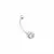 Piercing Ponto de Luz Umbigo P - comprar online