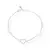 Pulseira Coração Vazado Cravejado - comprar online