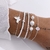 Pulseira Pérola Cravejada - Prata Mar